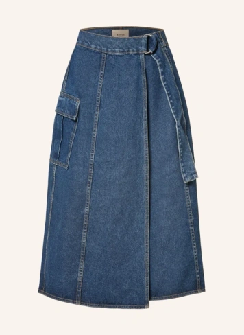 Джинсовая юбка-карго Rouge Vila, синий
