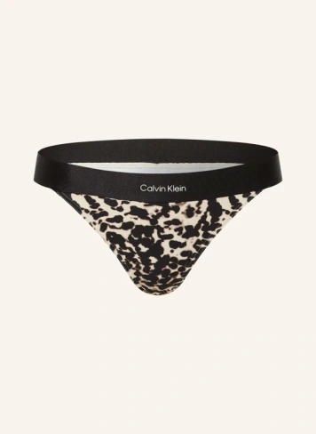 Бразильские плавки бикини ck refined Calvin Klein, черный