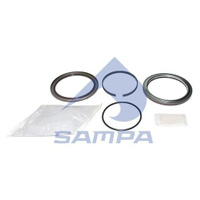 Ремкомплект ступицы (1 сальник 1 мет.кольцо 1 рез.кольцо смазка) SAF 075.614 (075614) SAMPA