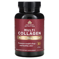 Ancient Nutrition Multi Collagen Beauty + Sleep Support 90 капсул