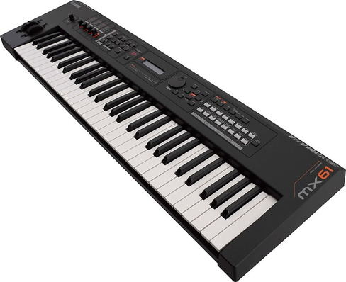 Yamaha MX61BK Black MX Synth, 61 клавиша, более 1000 тембров Motif, VCM FX, интерфейс USB Audio/MIDI