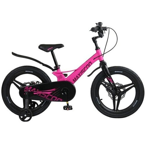 Велосипед 18" Maxiscoo Space делюкс, цвет розовый матовый
