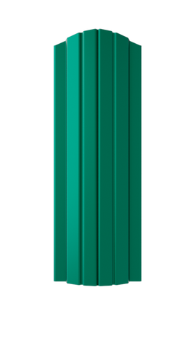 Штакетник металлический Modern Полукруглый 0,5 мм 110 ПЭ 6005