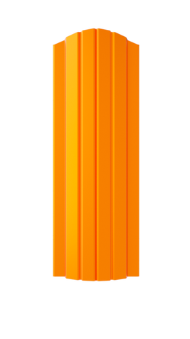 Штакетник металлический Modern Полукруглый 0,5 мм 110 ПЭ 2004