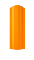 Штакетник металлический Modern Полукруглый 0,5 мм 110 ПЭ 2004