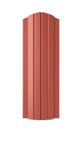 Штакетник металлический Modern Полукруглый 0,5 мм 110 ПЭ 3009