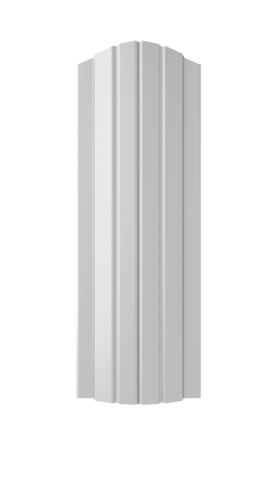 Штакетник металлический Modern Полукруглый 0,5 мм 110 ПЭ 7004