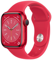 Умные часы Apple Watch Series 8 45mm Aluminum Case with Sport Band (Цвет: Red)
