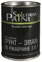 Грунт эмаль по ржавчине 3 в 1 с фосфатом цинка Paint Solutions 1.9 кг красно коричневая