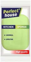 Губка для посуды овальная Perfect House Kitchen Sponge 1 губка салатовая