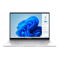 Ноутбук Asus Zenbook 14, 14" 2.8К OLED, 32Гб/1ТБ, Ultra9-185H, Intel Arc, 120 Гц, серебристый, английская клавиатура