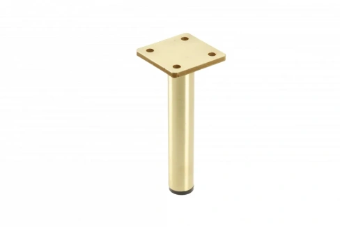 Ножка мебельная RONDA Simple h-150мм, брашированное золото