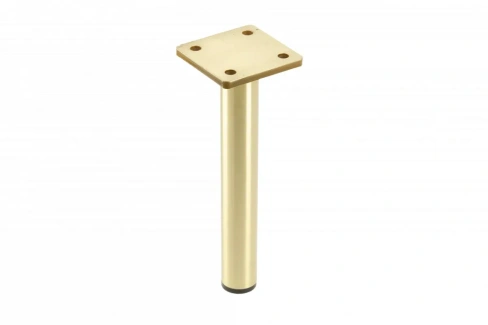 Ножка мебельная RONDA Simple h-180мм, брашированное золото