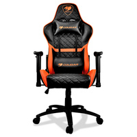 Компьютерное кресло Cougar ARMOR One игровое, черное/оранжевое