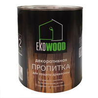 Декоративная пропитка для древесины EKOWOOD орегон (2.5л)