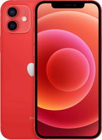 Смартфон Apple A2403 iPhone 12 64Gb 4Gb красный моноблок 3G 4G 1Sim 6.1" 1170x2532 iOS 15 12Mpix 802.11 a/b/g/n/ac/ax NF