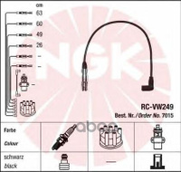 Провода Высоковольтные Rc-Vw249 Skoda Fabia/Octavia 2,0 Mot.azl/Aeg Ngk 7015 NGK арт. 7015