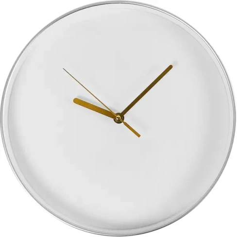 Часы настенные круглые пластик цвет белый 4.4x29.5 см Без бренда ЧАСЫ НАСТЕННЫЕ Часы настенные