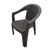 Кресло Elegance 61x57x77 см полипропилен цвет коричневый Без бренда 0
