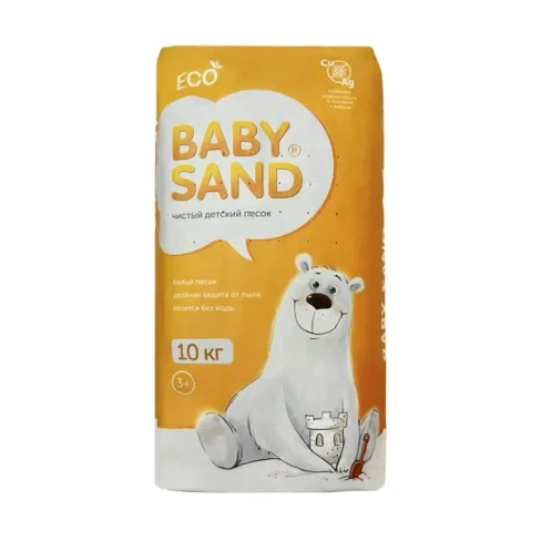Песок для песочниц Baby Sand 10 кг Без бренда Песок для песочниц Baby Sand Ag Cu 10 кг