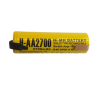 Аккумулятор H-AA 2700-T 1.2V, 2700 mAh Ni-Mh с выводами, низкий саморазряд ET