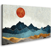 Постер (картина) Студия фотообоев восход в горах