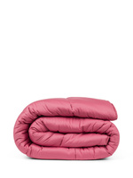 Однотонное хлопково-сатиновое одеяло Coincasa, розовый
