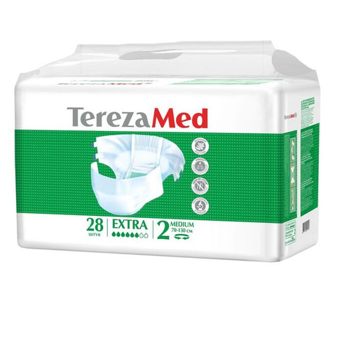 Подгузники для взрослых TerezaMed Extra Medium 2, M, 28 шт.