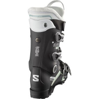 Лыжные ботинки S/Pro MV 80 CS GW — 2024 женские Salomon, цвет Black/White Moss/Silver Metallic