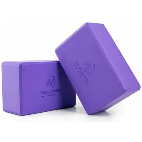 Блок для йоги ZDK 7.5cm 2шт Purple