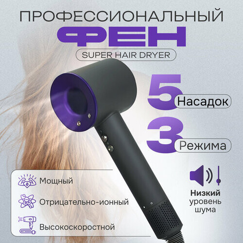 Профессиональный фен для волос HAIRDRYER