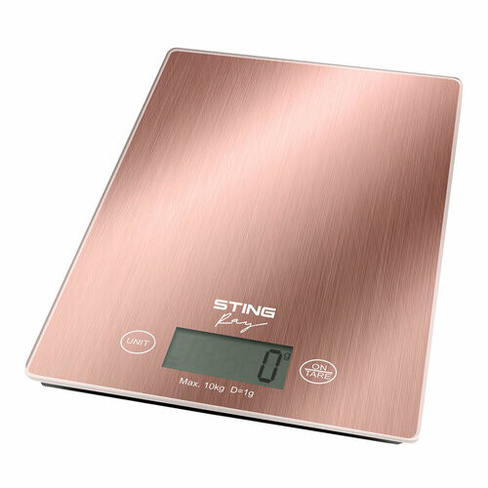 STINGRAY ST-SC5107A медь весы кухонные со встроенным термометром Sting Ray