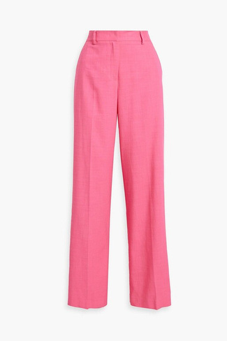 Широкие брюки из плетеной ткани MSGM, розовый