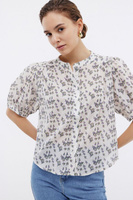 BAON Блуза с цветочным принтом и пышными рукавами (арт. BAON B1924035)