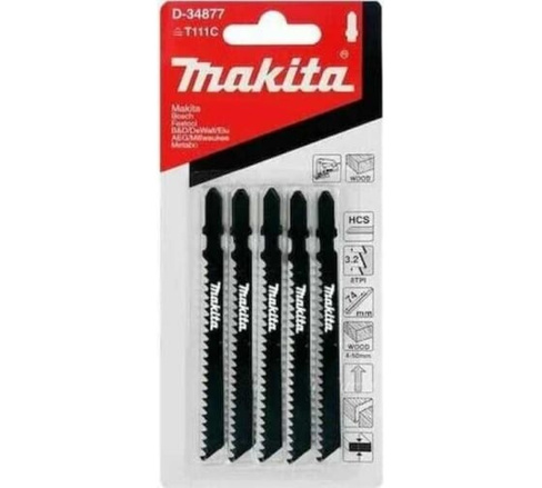 ПИЛКА MAKITA лобз. для дерева Fast 100x1.2 мм, 6TPI, 5 шт