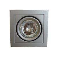 Встраиваемый светильник Oscaluz 0342-00-00-Z алюм квадр поворотн клик GU5.3