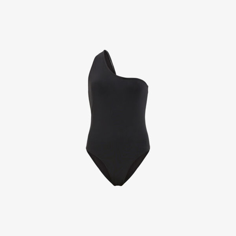 Купальник correl на одно плечо из эластичной ткани Allsaints, черный