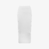 Юбка макси maeve со средней посадкой из смесовой ткани House Of Cb, белый