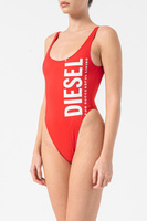 Сплошной купальник Pamela с логотипом Diesel, красный