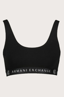 Бюстье с логотипом Armani Exchange, черный