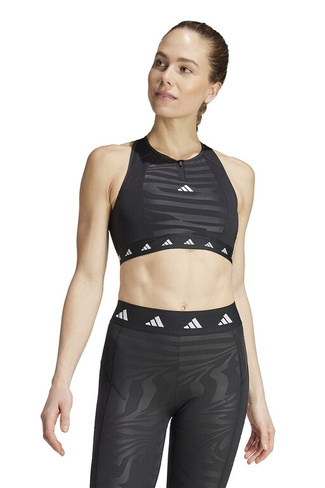 Фитнес-Бюстье с вырезом на спине Adidas Performance, черный