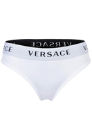 Бикини с логотипом на талии Versace, белый