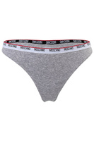 Стринги с логотипом на талии Moschino Underwear, серый