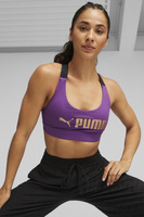 Спортивный бюстгальтер Mid Impact с логотипом Puma, черный