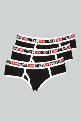 Бикини Oxy Hipster с логотипом на талии — 3 пары Diesel, черный