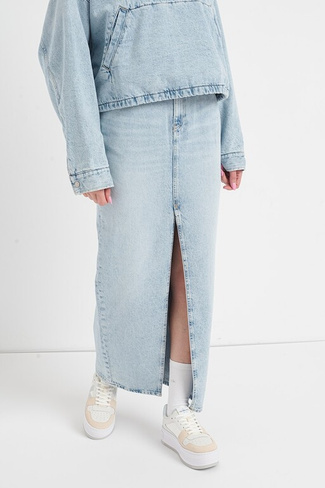 Длинная джинсовая юбка Calvin Klein Jeans, синий