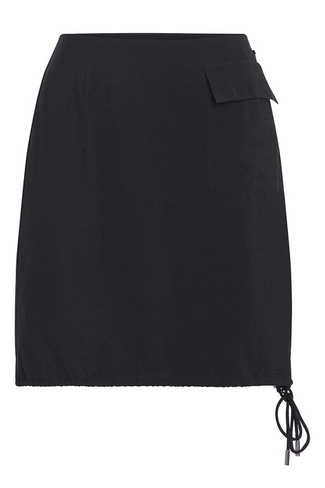 Короткая юбка-карго с галстуком Calvin Klein, черный