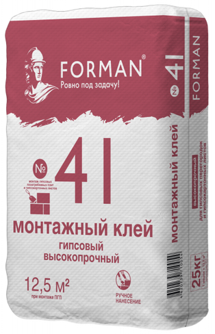 Клей монтажный FORMAN 41 25кг/под.56