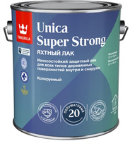 Лак универсальный UNICA SUPER STRONG база EP полуматовый Tikkurila (2.7л)