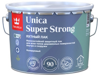 Лак универсальный UNICA SUPER STRONG база EP высокоглянцевый Tikkurila (9л)